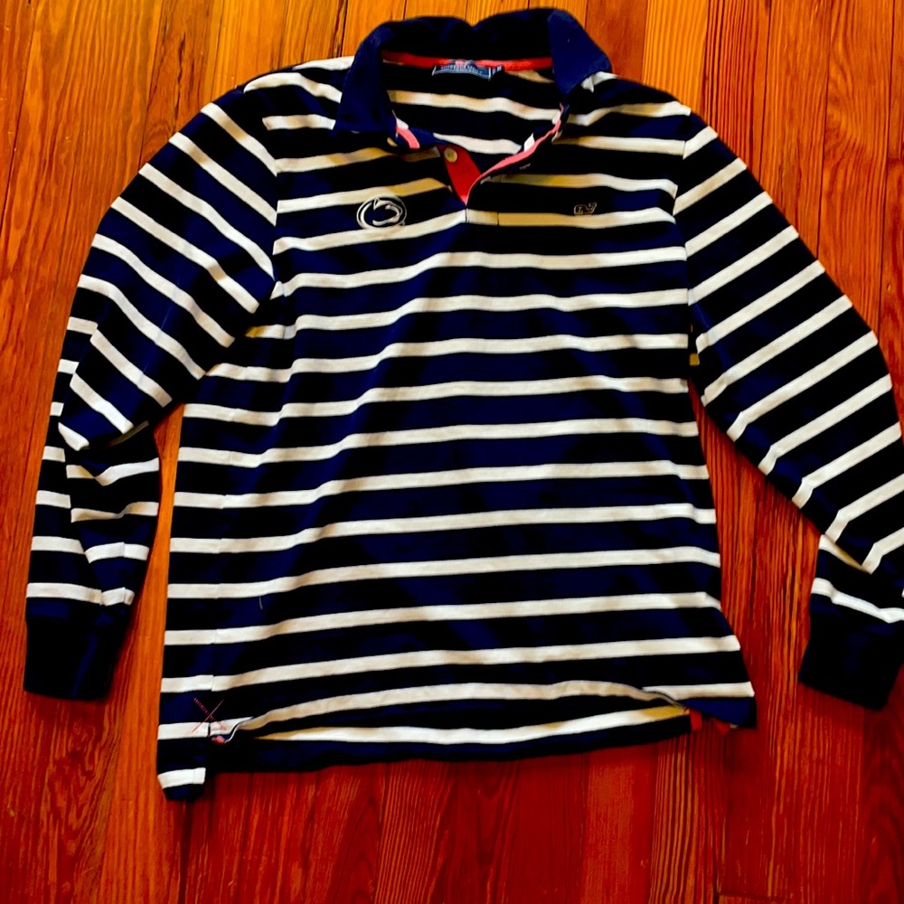 Vineyard Vines Men’s Medium Penn State Rugby Shirt